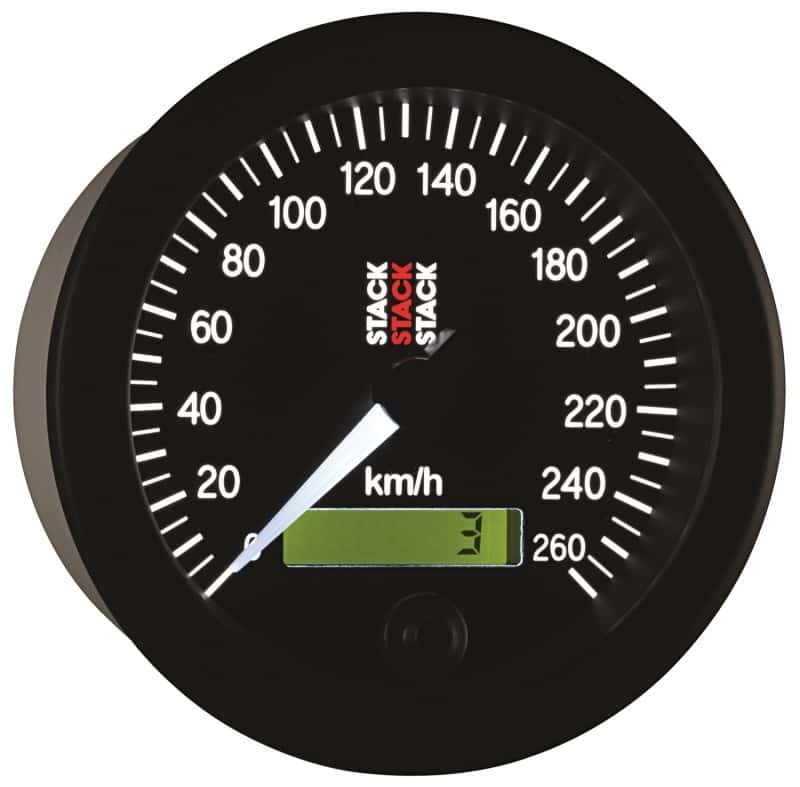 AutoMeter — Autometer Stack 88mm 0-260 KM/H Electronic Speedometer - Black
Spd Elec Blk 260km/h - view 6