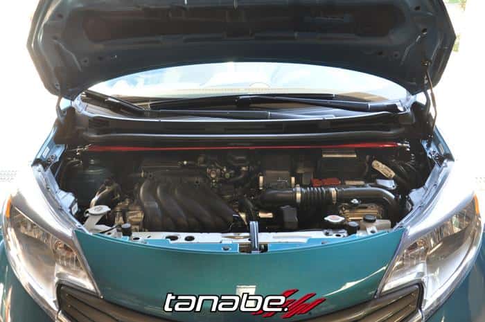 Tanabe — Tanabe Sustec Front Strut Tower Bar 14 Nissan Versa Note - view 2