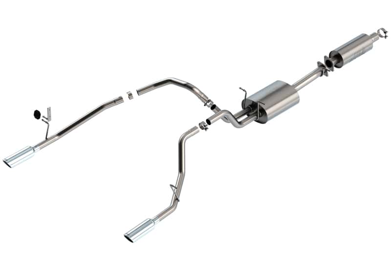 Borla — Borla 19-22 RAM 1500 3.6L V6 4DR 140.5/144.6/153.5 Wheel Base 2.25in S-Type Cat-Back Exhaust
Cat-Back System - view 1