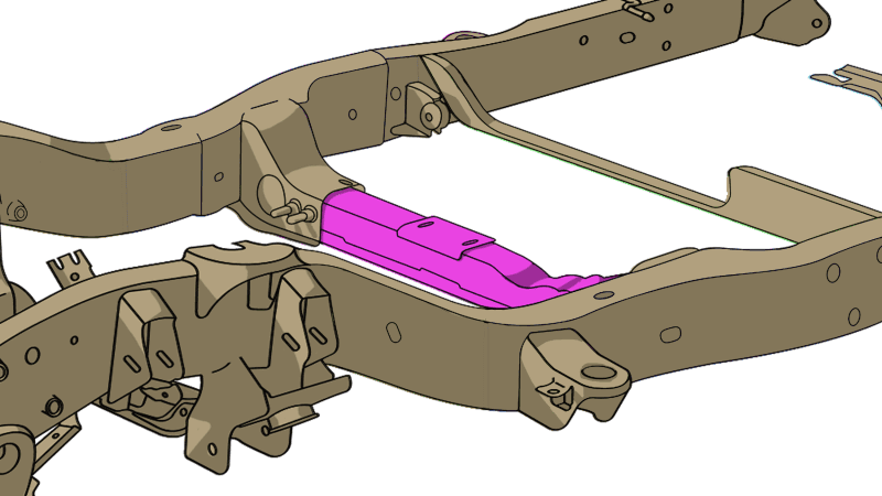 RustBuster — Rustbuster Transmission Crossmember - view 2