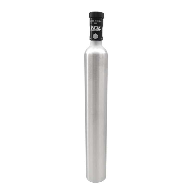 Nitrous Express — Nitrous Express 10oz Mini-Bottle w/Motorcycle Valve (2 Dia x 15.09 Tall)
N2OBottle - view 1
