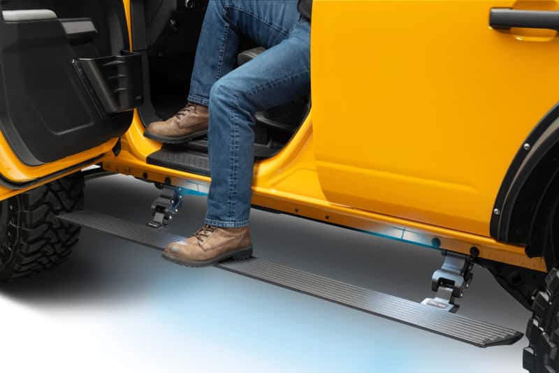 Go Rhino — RealTruck 21-24 Ford Bronco 4dr VoltStep Electric Running Board Kit (No Drill) - Tex. Blk
VoltStep Elec. Board - view 8