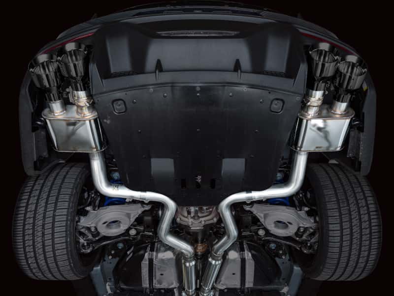AWE Tuning — AWE 2024 Ford Mustang Dark Horse S650 RWD SwitchPath Catback Exhaust w/ Quad Diamond Black Tips
SwitchPath Catback - view 2