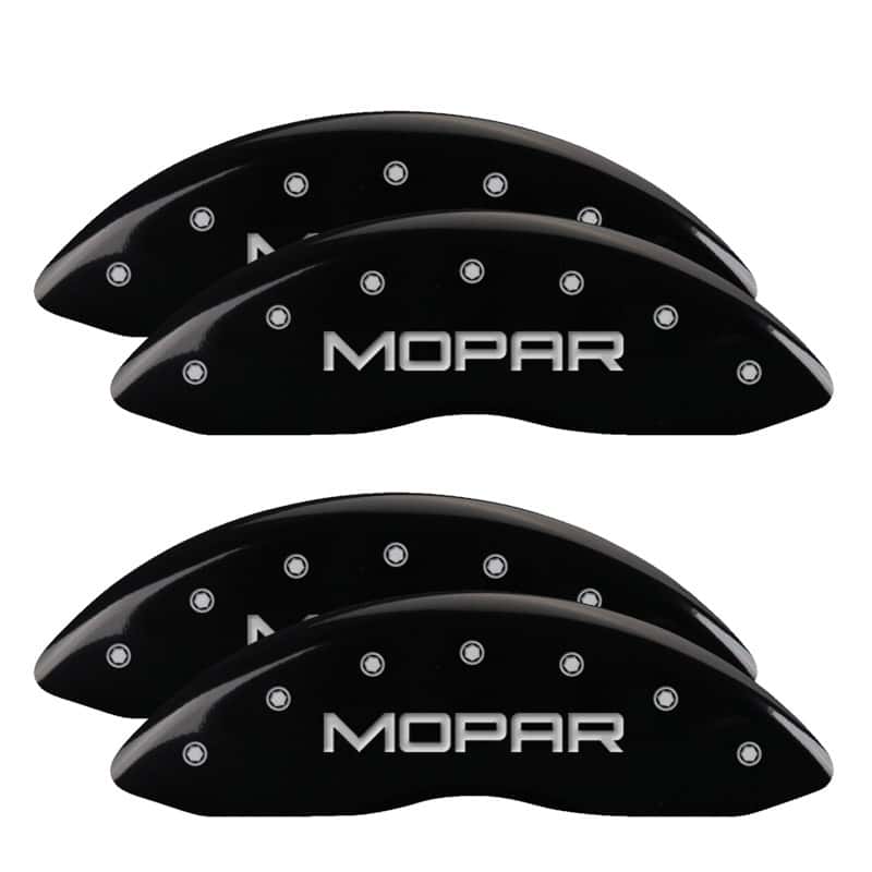 MGP — MGP 4 Caliper Covers Engraved Front & Rear MOPAR Black finish silver ch
Caliper Covers - view 1