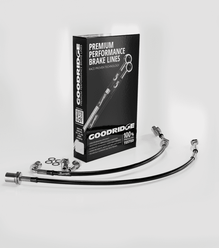 Goodridge — Goodridge 99-07 Chevy Sierra Stainless Steel Front Brake Lines - view 1