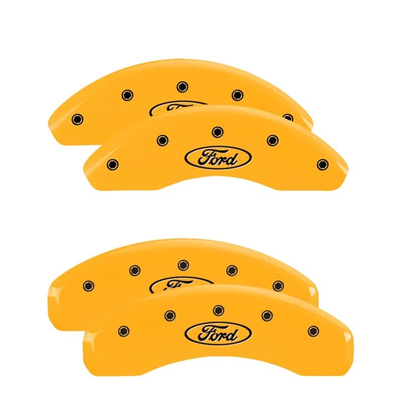 MGP — MGP 4 Caliper Covers Engraved Front & Rear Oval Logo/Ford Yellow Finish Black Char 1998 Ford Ranger
Caliper Covers - view 1