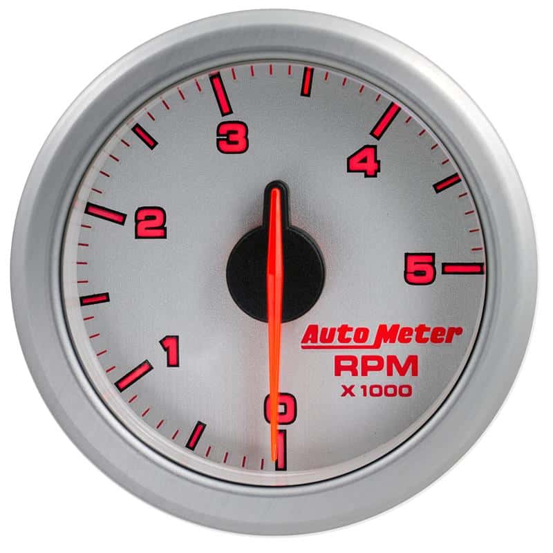 AutoMeter — Autometer Airdrive 2-1/6in Tachometer Gauge 0-5K RPM - Silver
GA 2" 5KRPM ARDRV SL - view 2