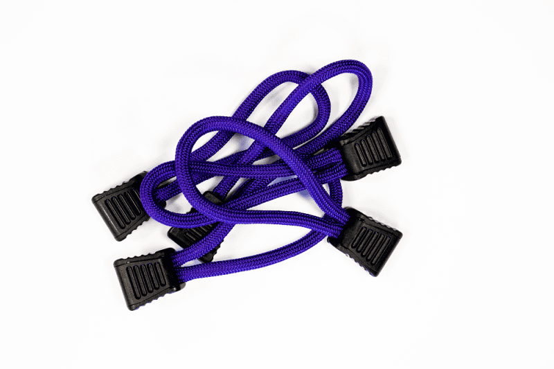 Fishbone Offroad — Fishbone Offroad Paracord Zipper Pulls 5 Pcs Purple - view 2