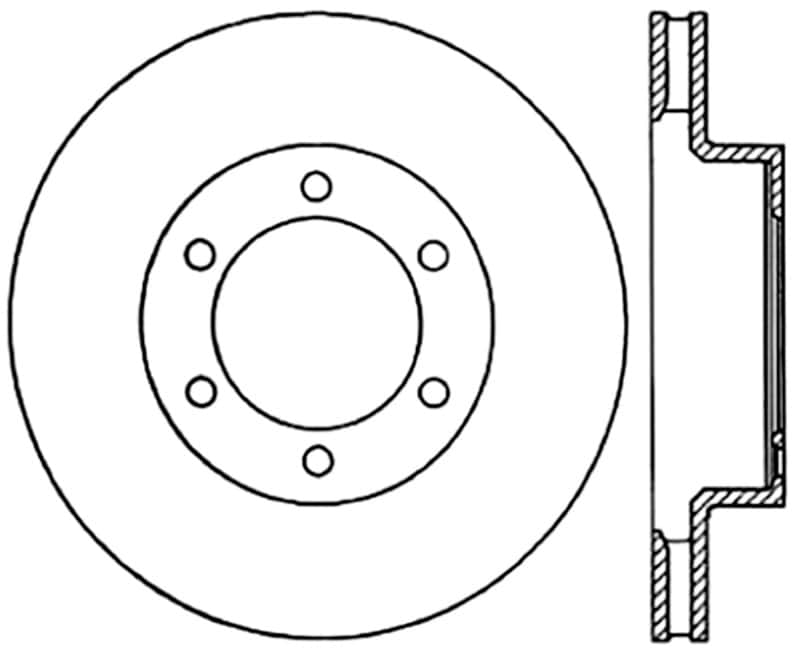 Stoptech — StopTech Power Slot 05-09 Toyota Tacoma/03-09 4 Runner Slotted Right Front Cryo Rotor
Cryosport Slot Rotor - view 1