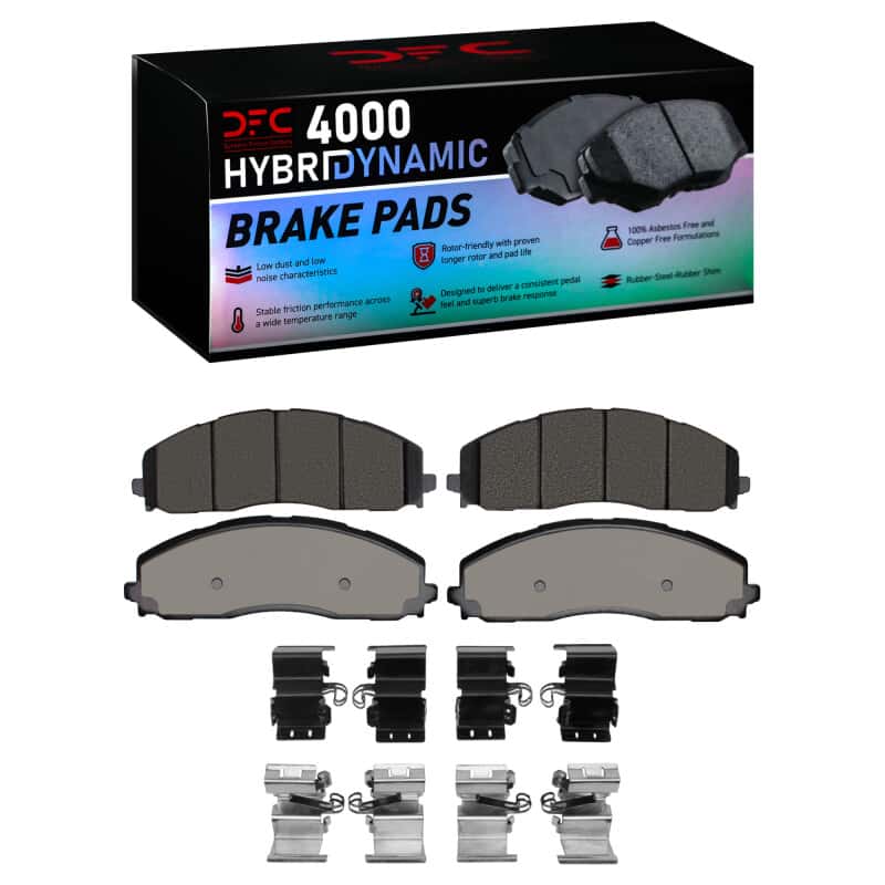 DFC — DFC 11-25 Ford F-250 2WD (Super Duty) Front 4000 HybriDynamic Brake Pads and Hardware Kit
DFC Brake Pad - view 2