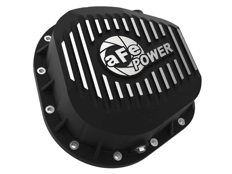 aFe — aFe Power Front/Rear Diff Cover Kit w/ Oil 17-22 Ford Diesel V8 (Dana Super 60 & Sterling 10.5-12)
Differential Cover - view 3