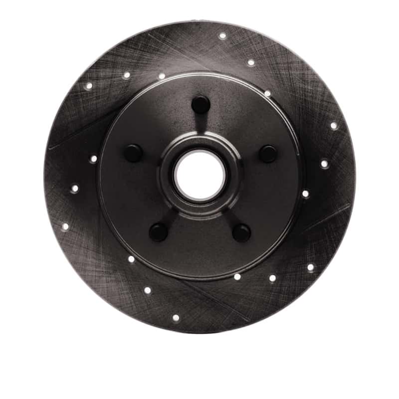 R1 Concepts — R1 88-94 Chevrolet C1500 Front Right Drilled & Slotted Black Brake Rotor
R1 Brake Rotor Drill - view 1