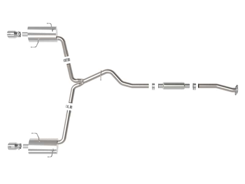aFe — aFe Subaru Forester XT 14-18 H4-2.5L Takeda 2-1/2in to 2-1/4in 304 SS Cat-Back- Polished Tip
Cat-Back Exhaust - view 2