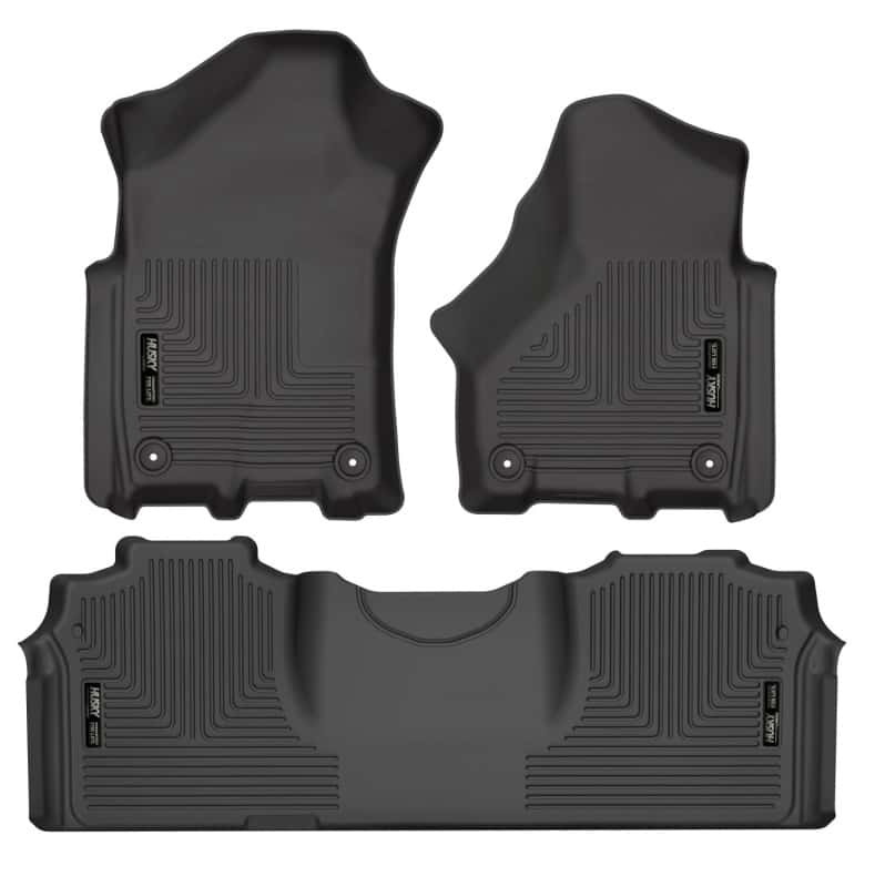 Husky Liners — Husky Liners 19-21 RAM 2500/3500 Mega Cab Weatherbeater Front and 2nd Seat Floor Liners - Black
Floor Liners - view 2