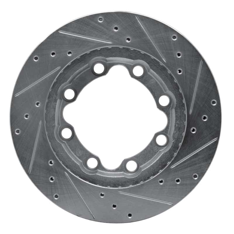 R1 Concepts — R1 88-00 Chevrolet Suburban 1500 Front Left Drilled & Slotted Silver Brake Rotor
R1 Brake Rotor Drill - view 5