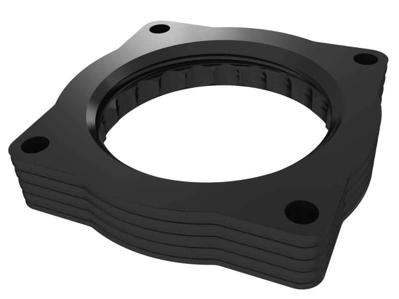 aFe — aFe Silver Bullet Throttle Body Spacer 07-13 BMW 328i (E90/E91/E92/E93) L6-3.0L N52
Throttle Body Spacer - view 3