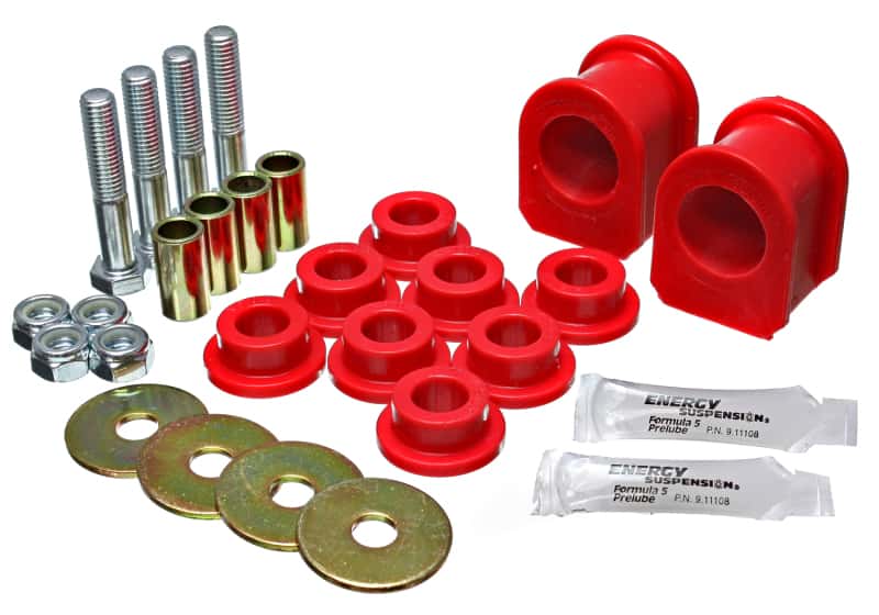 Energy Suspension — Energy Suspension 05-07 Ford Mustang Red Rear Sway Bar Frame Bushings (Must Reuse All Metal Parts)
Sway Bar Bushing Kit - view 3