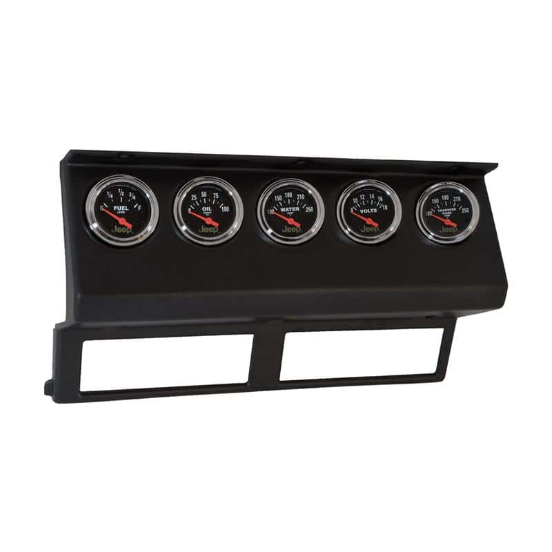 AutoMeter — Autometer 87-96 Jeep Wrangler YJ 7pc Direct-Fit Dash Gauge Kit
JEEP YJ DUAL DASH AN - view 4