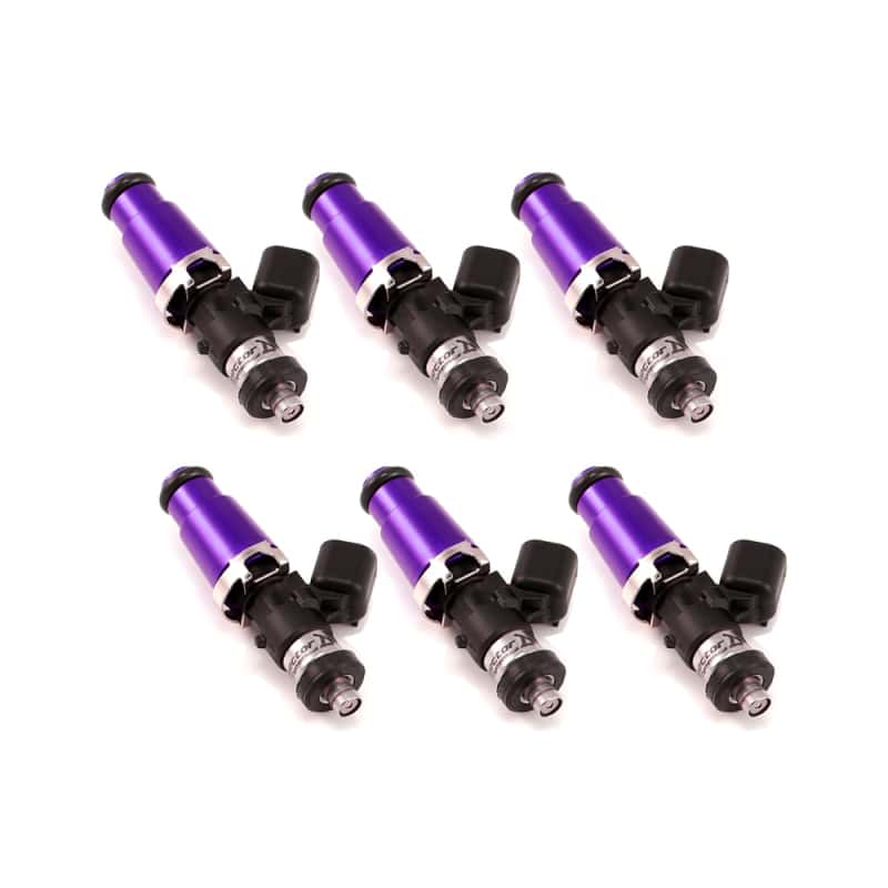 Injector Dynamics — Injector Dynamics 1340cc Injectors - 60mm Length - 14mm Purple Top - Denso Lower Cushion (Set of 6) - view 1