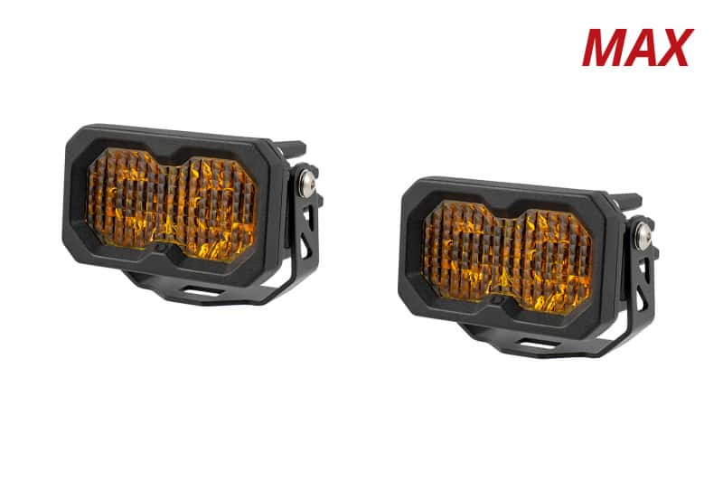 Diode Dynamics — Diode Dynamics C2 2.0 Max Yellow Driving Standard ABL (Pair) - view 2