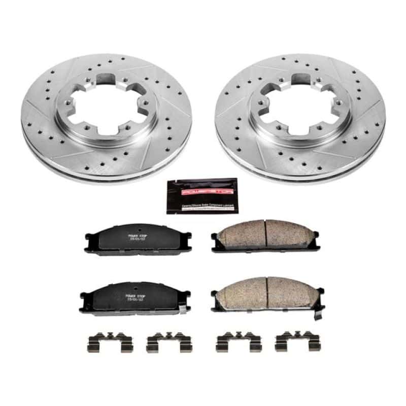 PowerStop — Power Stop 86-94 Nissan D21 Front Z23 Evolution Sport Brake Kit - view 1