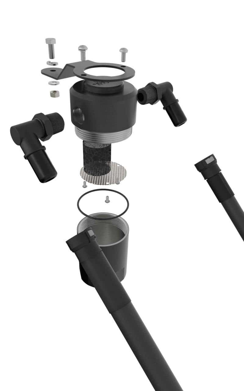 K&N Engineering — K&N 15-23 Ford Mustang 2.3L Ecoboost Oil Catch Can - view 6