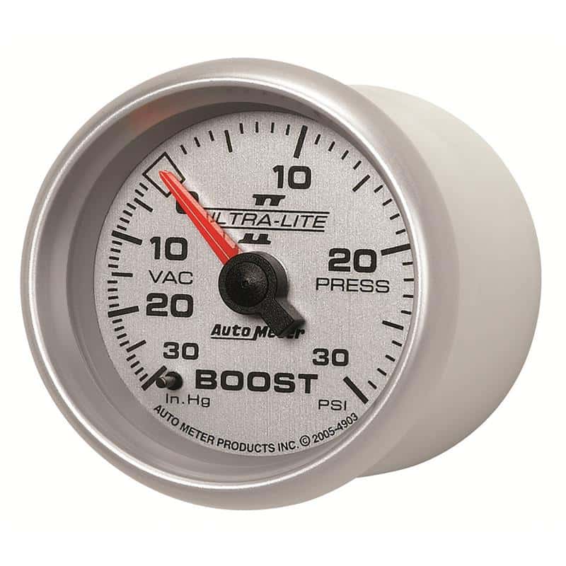 AutoMeter — Autometer Ultra-Lite II 52mm 30 PSI Mechanical Boost Gauge
2-1/16" BOOST-VAC, 3 - view 2