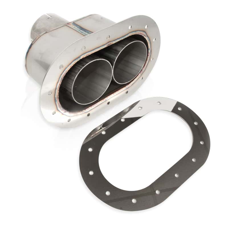 Stainless Works — Stainless Works Oval Through-Body Tip With Tubes - view 1
