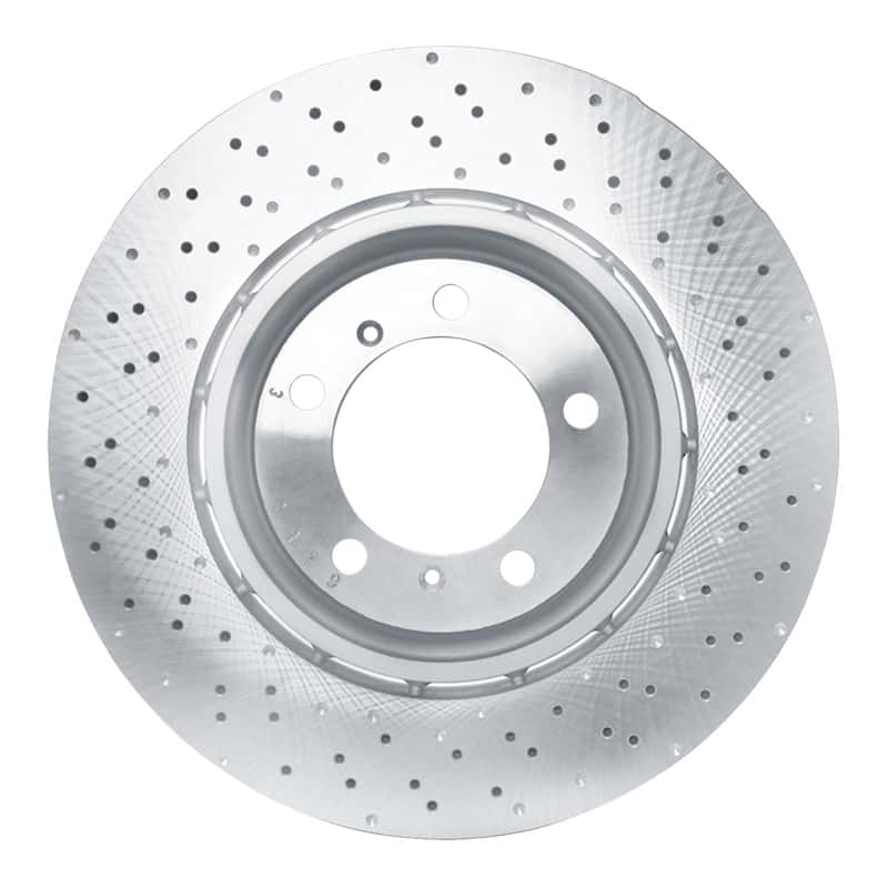 DFC — DFC 15-17 Porsche 911 Right Front Drilled Hi-Carbon Alloy Geomet Coated Rotor
DFC Brake Rotor - view 1