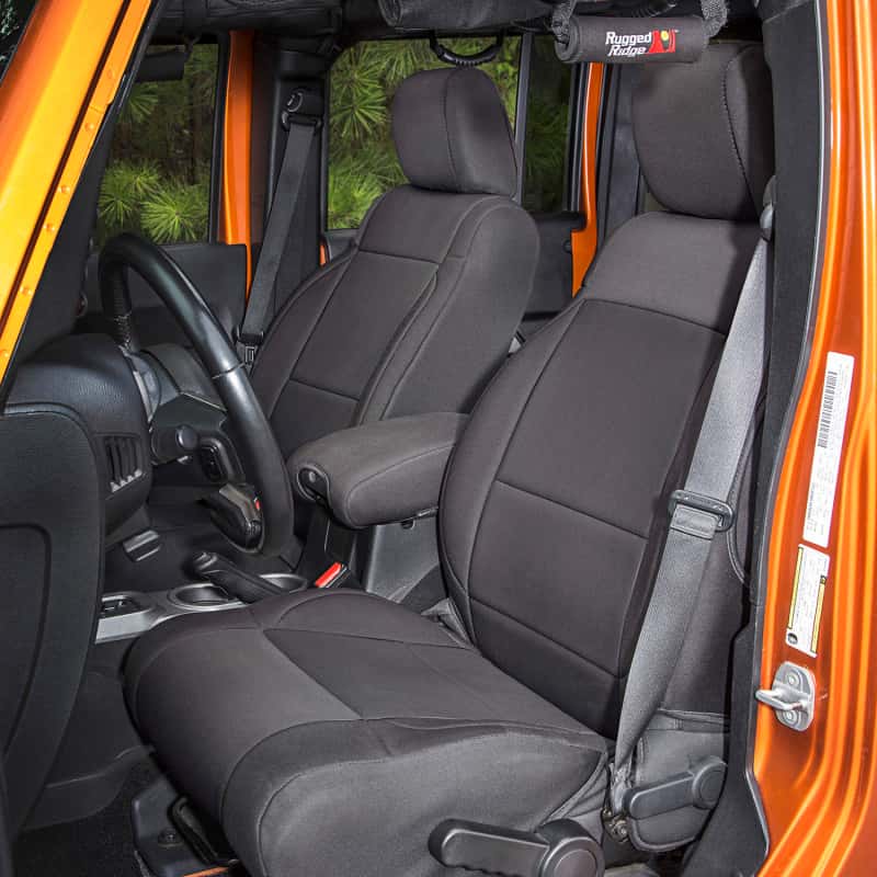 Rugged Ridge — Rugged Ridge Seat Cover Kit Black 07-10 Jeep Wrangler JK 4dr
Black Seat Cover Kit
Seat Cover - view 2