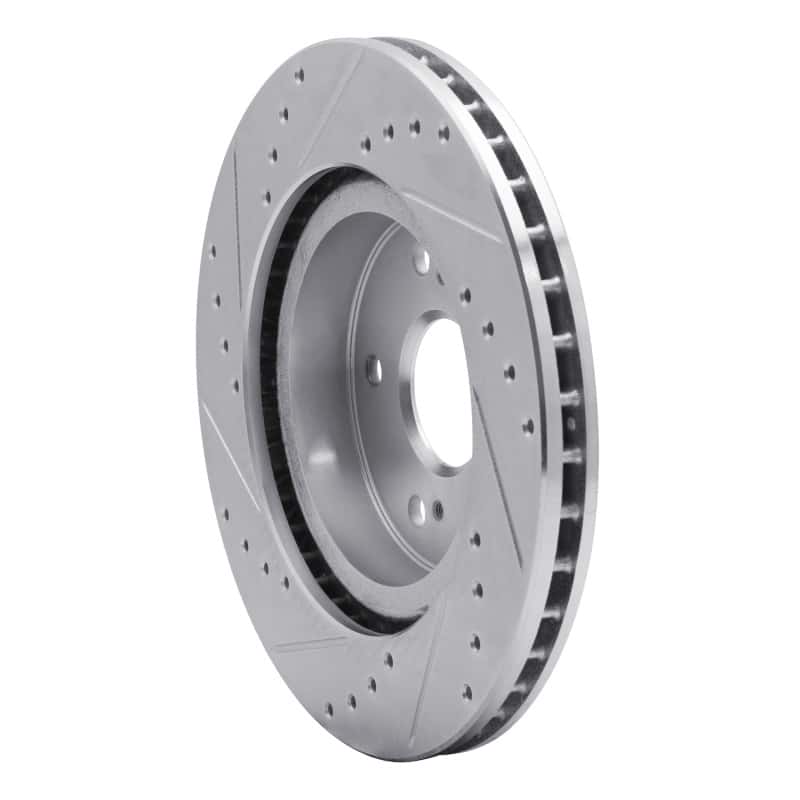 R1 Concepts — R1 06-17 Suzuki Grand Vitara Front Right Drilled & Slotted Silver Brake Rotor
R1 Brake Rotor Drill - view 4