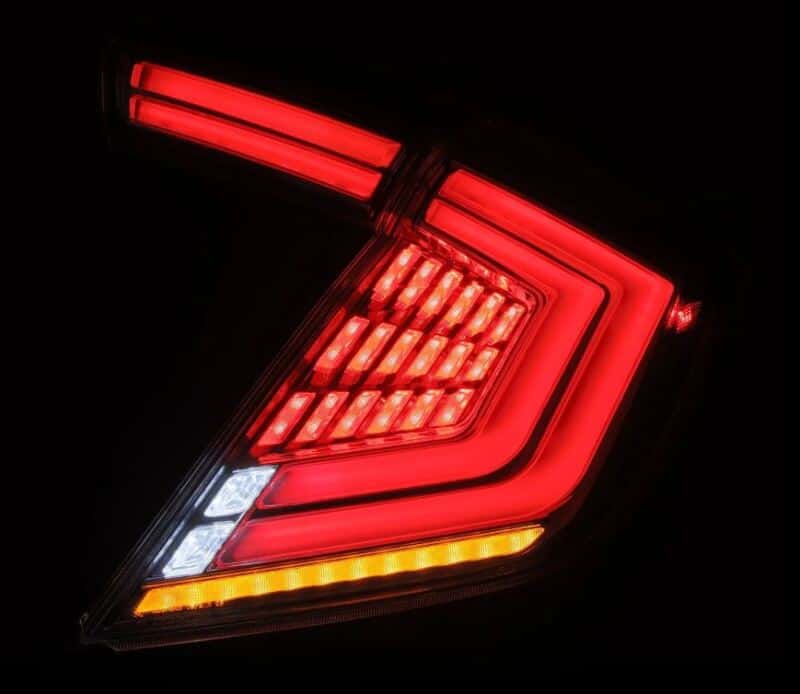 AlphaRex — AlphaRex 16-21 Honda Civic Hatchback / Type-R FK8 Nova-Series LED Tail Lights (Pair) - Clear
Taillight Assembly - view 3