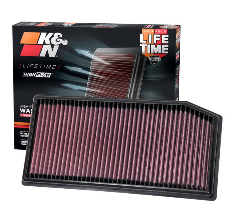 K&N Engineering — K&N 2019 Mercedes Benz E350 L4-2.0L F/I Replacement Drop In Air Filter
Replacement Air Filt
Air Filter - view 5