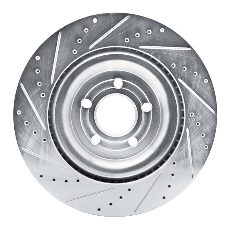 R1 Concepts — R1 20-25 Ford Explorer Rear Right Drilled & Slotted Silver Brake Rotor
R1 Brake Rotor Drill - view 5