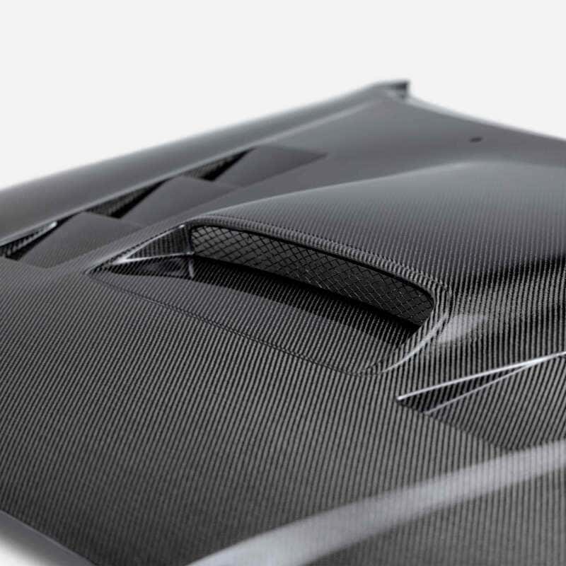 Seibon — Seibon 05-11 Toyota Tacoma TS-Style Carbon Fiber Hood - view 3