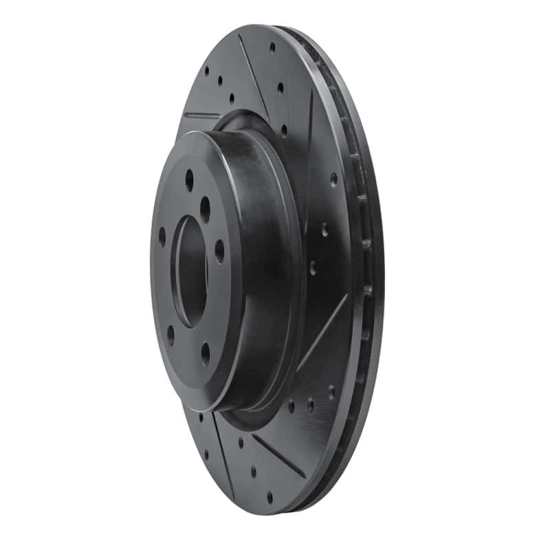 R1 Concepts — R1 11-16 BMW Z4 Rear Right Drilled & Slotted Black Brake Rotor
R1 Brake Rotor Drill - view 2