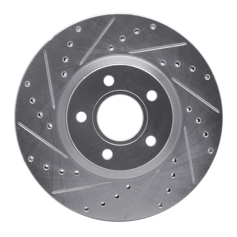 R1 Concepts — R1 04-19 Ford Escape Front Left Drilled & Slotted Silver Brake Rotor
R1 Brake Rotor Drill - view 1