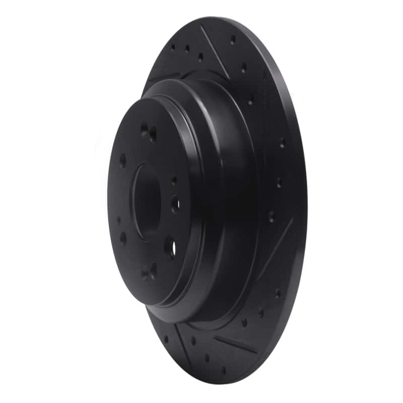 R1 Concepts — R1 10-15 Honda Accord Crosstour Rear Right Drilled & Slotted Black Brake Rotor
R1 Brake Rotor Drill - view 2