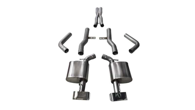 CORSA Performance — Corsa 2015-2023 Dodge Challenger SRT / Scat Pack / R/T 6.4L Polished Xtreme Cat-Back Exhaust
Exhaust - view 4