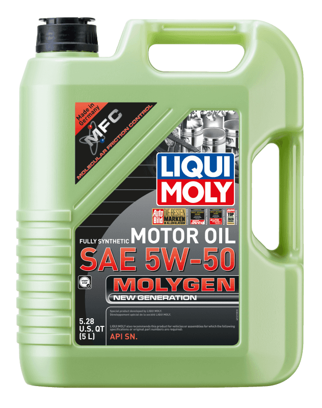LIQUI MOLY — LIQUI MOLY 5L Molygen New Generation Motor Oil SAE 5W50 - view 2