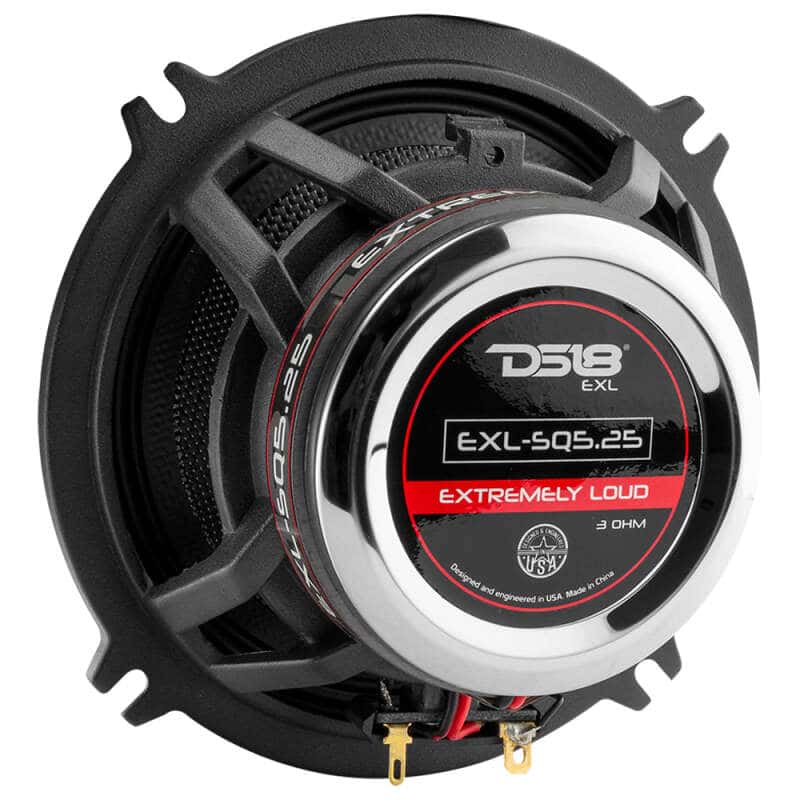 DS18 — DS18 5.25in 80 Watts RMS 3 ohm 2-Way Coaxial Speakers And Component System w/ Fiberglass Cone - view 2