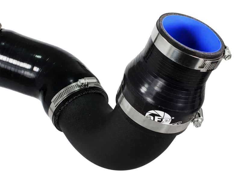 aFe — aFe BladeRunner 3in Intercooler Tube Cold Side Black for 14-15 Ram 1500 EcoDiesel V6-3.0L (td)
Cold Charge Pipe - view 4