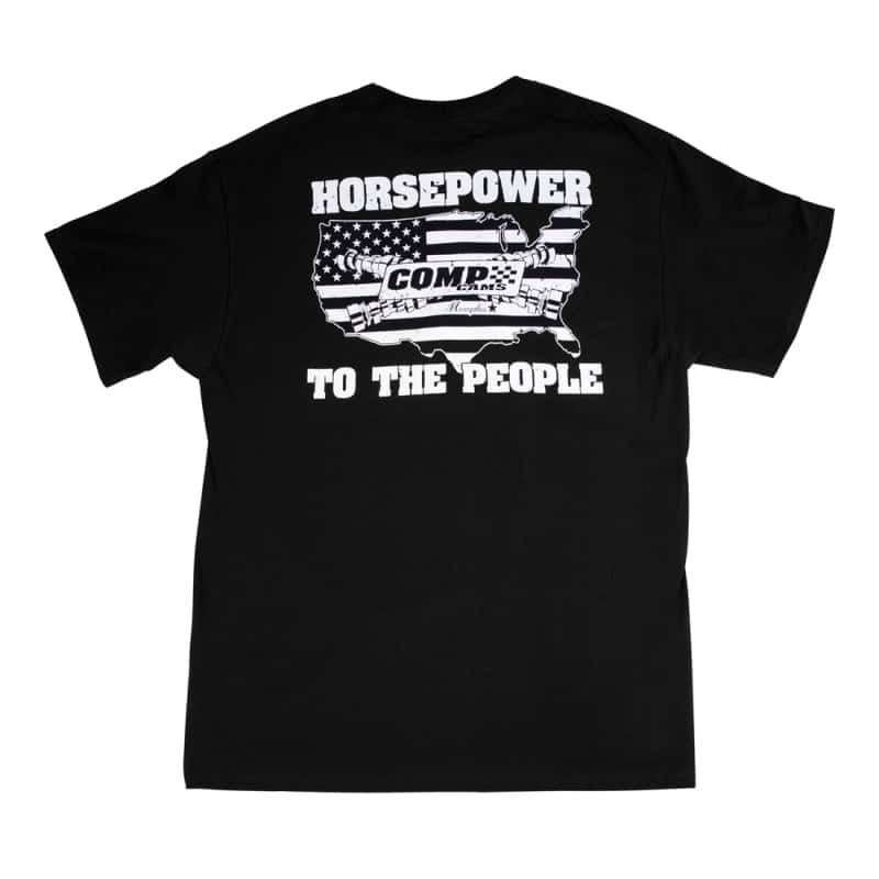 COMP Cams — COMP Cams Horsepower T-Shirt  Med
HP2thePeopleShirtMed - view 1