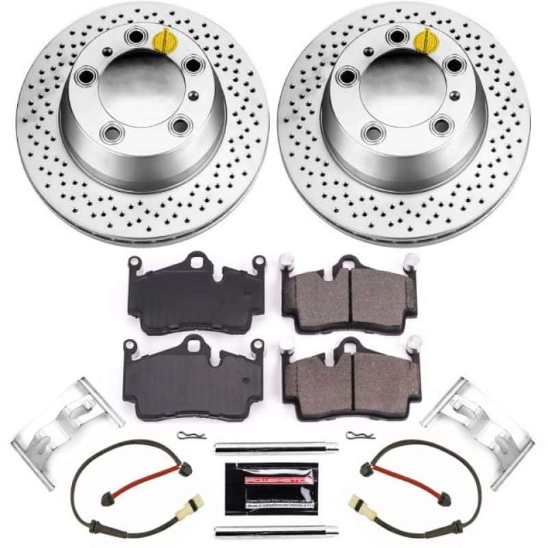 PowerStop — Power Stop 05-12 Porsche Boxster Rear Z23 Evolution Sport Coated Brake Kit - view 1