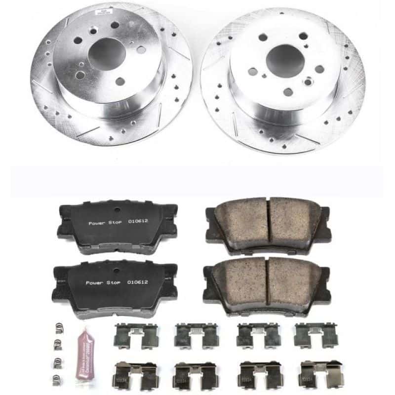 PowerStop — Power Stop 07-12 Lexus ES350 Rear Z23 Evolution Sport Brake Kit - view 1