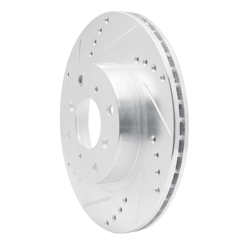 R1 Concepts — R1 87-90 Acura Legend Front Left Drilled & Slotted Silver Brake Rotor
R1 Brake Rotor Drill - view 2