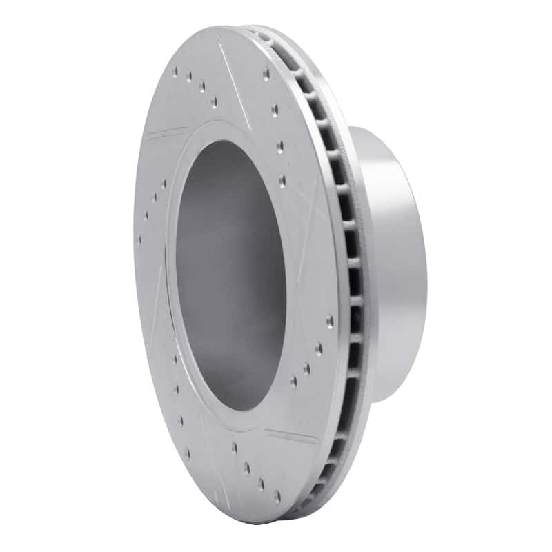 R1 Concepts — R1 99-04 Land Rover Discovery Front Left Drilled & Slotted Silver Brake Rotor
R1 Brake Rotor Drill - view 4