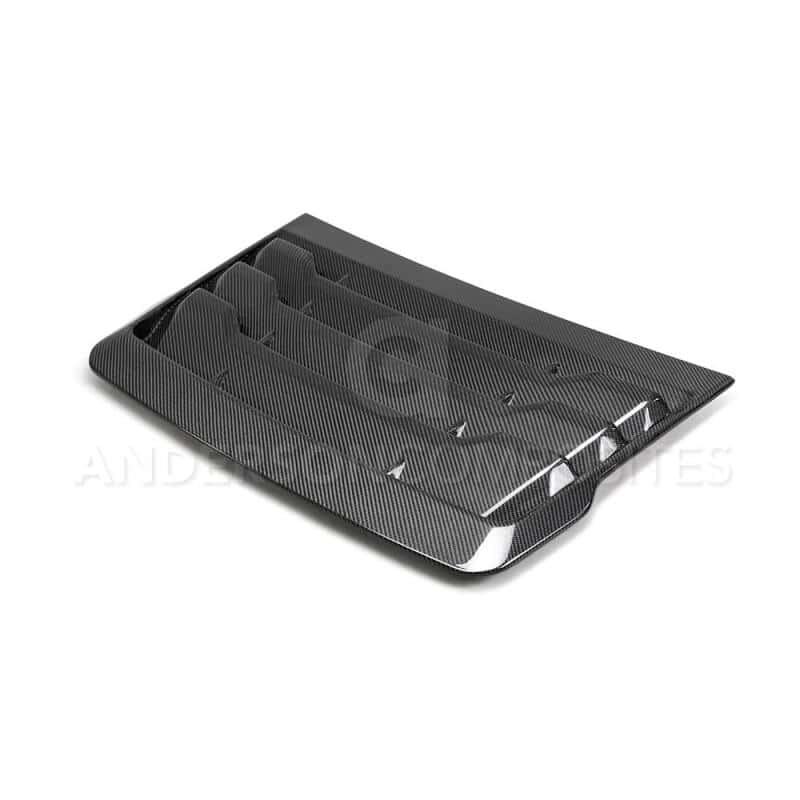 Anderson Composites — Anderson Composites 17-18 Ford Raptor Type-OE Carbon Fiber Hood Vent - view 2