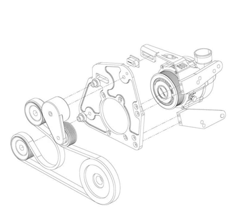 KraftWerks — KraftWerks Acura/Honda B-Series Race Supercharger Kit (C30-94)
Supercharger Kit - view 4