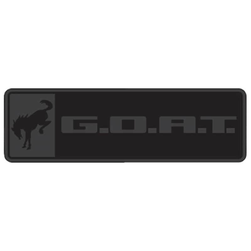 Ford Racing — Ford Racing Bronco/Bronco Sport G.O.A.T. Badge - Black/Black
Grl/FndVnt/BdyKt - view 1